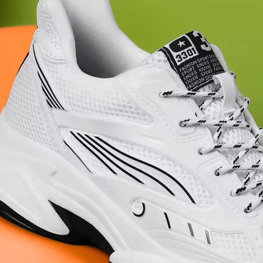 FUQIAO Şık Erkek Boy Uzatan Nefes Alan Hafif Günlük Sneaker Ayakkabı