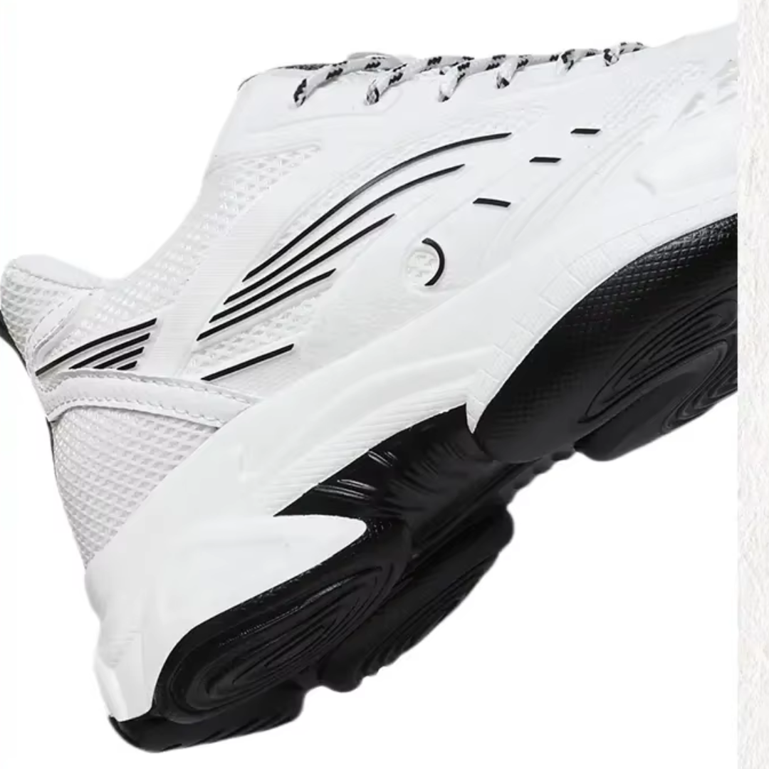 FUQIAO Şık Erkek Boy Uzatan Nefes Alan Hafif Günlük Sneaker Ayakkabı