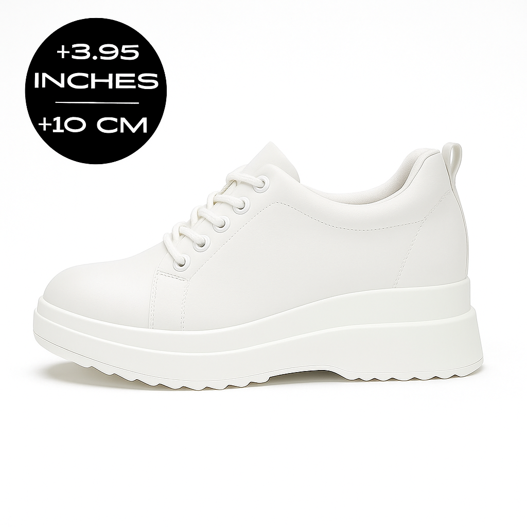 Lorelen  Gizli Topuklu Sneaker, 10cm Boy Uzatan Şık Rahat Kadın Ayakkabısı