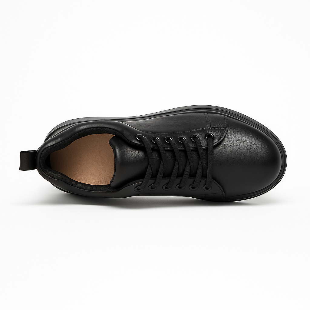 Aphrodite Gizli Topuklu Sneaker, 10cm Boy Uzatan Şık Rahat Kadın Ayakkabısı