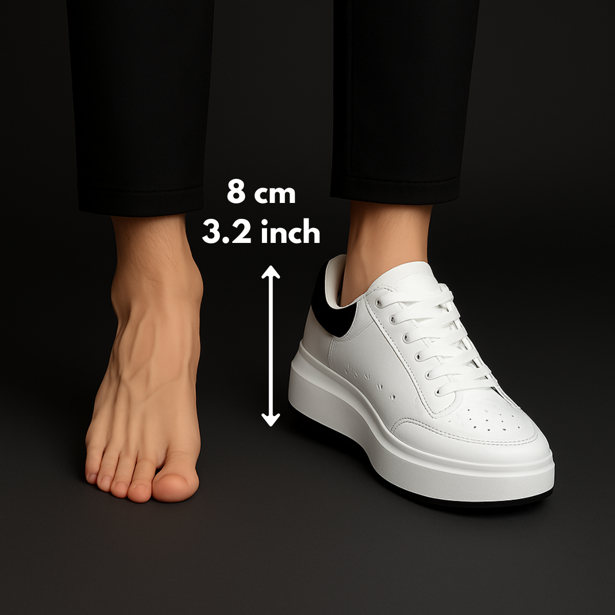 Gizli Yükseklik Veren Vincenzo Sneaker Ayakkabı: Konforlu, Şık, Kendinden Emin Adımlar