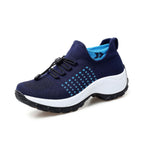 Eleve Yüksek Destekli 5cm Boy Uzatan Geniş Burun Esnek Örme Rahat Sneaker